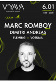 Poster  MARC ROMBOY (DE), Dimitri Andreas (BE) на V'YAVA STAGE (Мечникова, 3), Kyiv - 2024-01-06 17:00:00