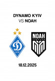 Афіша UEFA CONFERENCE LEAGUE 2025/2026. LEAGUE PHASE. MATCHDAY 3  FC “DYNAMO” KYIV - FC “NOAH”, Lublin - 2025-12-18 21:00:00
