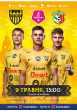 Poster  FC BUKOVYNA — FC VORSKLA, Chernivtsi - 2026-05-09 13:00:00