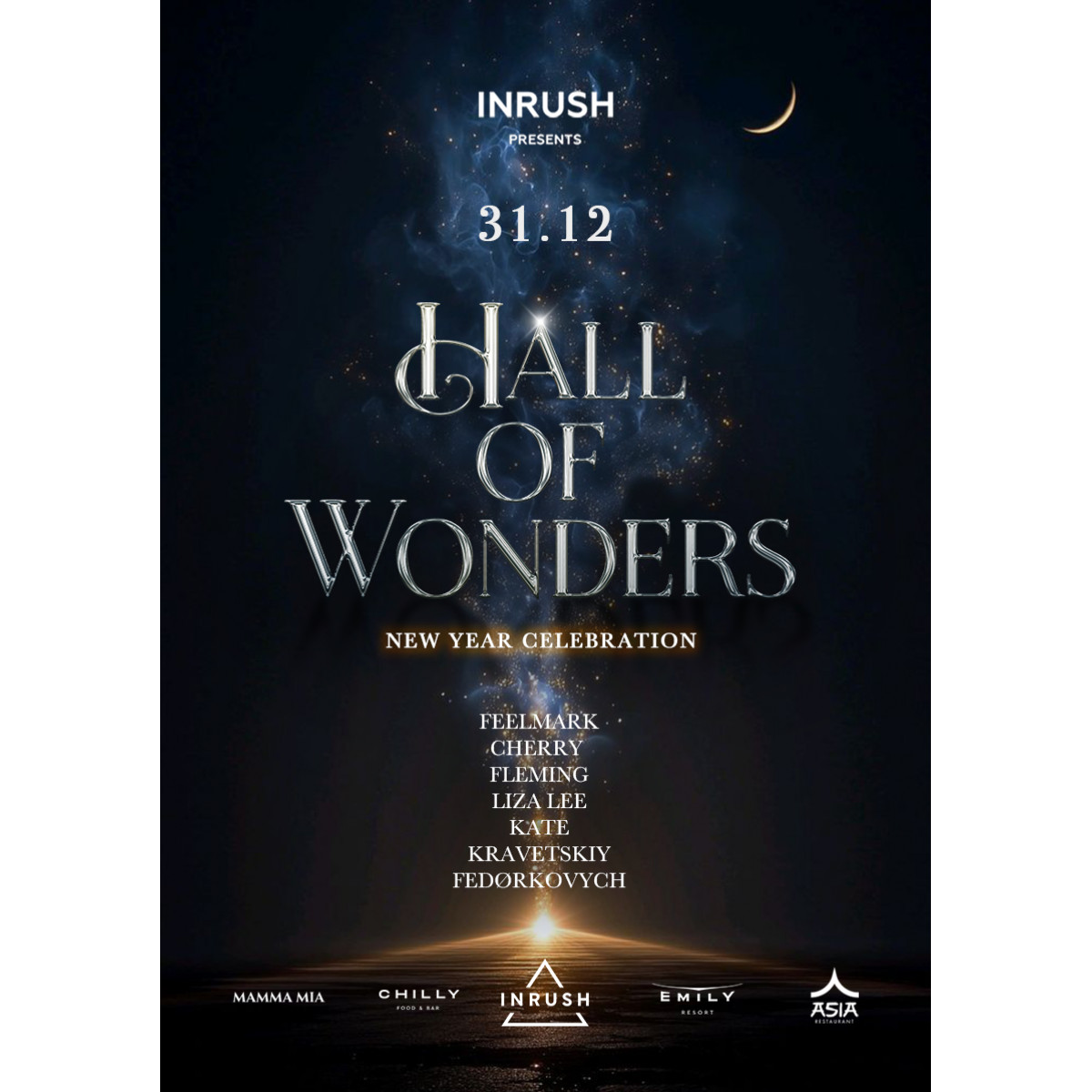 HALL OF WONDERS. New Year at Emily Resort by INRUSH
