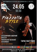 "Piazzolla Style" tickets for may 2024 - poster ticketsbox.com