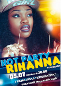 Concert tickets RIHANNA (hot party) - poster ticketsbox.com
