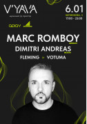 білет на концерт MARC ROMBOY (DE), Dimitri Andreas (BE) на V'YAVA STAGE (Мечникова, 3) в жанрі Електронна музика - афіша ticketsbox.com