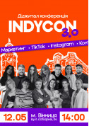 білет на INDYCON місто Вінниця‎ - Конференція в на травень 2024 - ticketsbox.com