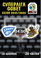 Poster  Dnipro - Kyiv-Basket