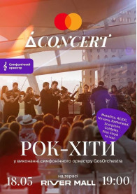 ROCK HITS performed by a symphony orchestra tickets in Kyiv city Українська музика genre - poster ticketsbox.com