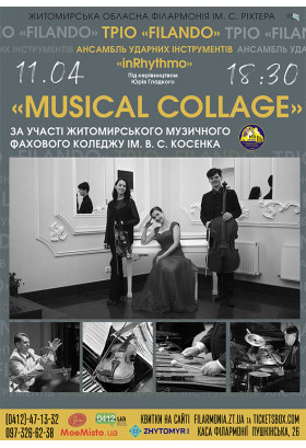 Афіша Концерт «Musical collage», Житомир‎ - 2023-04-11 18:30:00