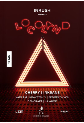 Poster  17.01 | INRUSH: LOCOLAND, Lviv - 2026-01-17 16:00:00