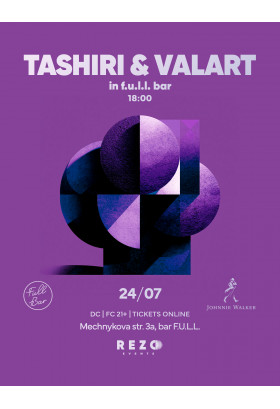 VALART і TASHIRI У ФУЛЛ БАР Київ 2026