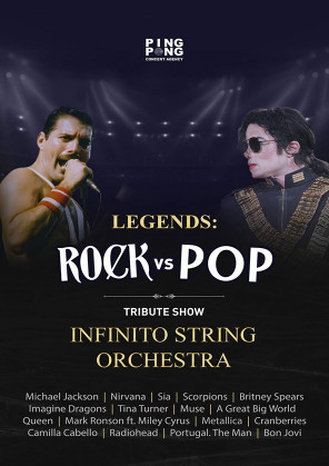 Билеты Legends: Rock VS Pop від Infinito String Orchestra білет на дітей Legends: Rock VS Pop від Infinito String Orchestra - афіша Ticketsbox.com
