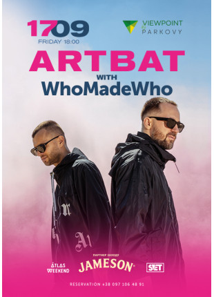 Фото ARTBAT with WhoMadeWho Афіша ARTBAT with WhoMadeWho