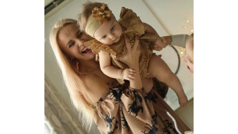 Lilia Rebryk Celebrates 10-Month Milestone with Adorable Fashion Shoot