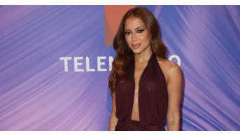 Anitta Dazzles in Bold Marsala Dress at Miami's Billboard 2025 Latin Women in Music Awards