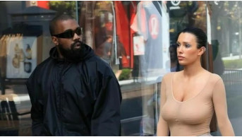 Bianca Censori lights up Kanye West's album premiere in a semi-transparent outfit