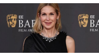 Kelly Rutherford Stuns in BEVZA's Leather Dress