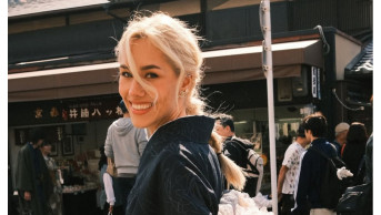 Dasha Kvittkova's Enchanting Tokyo Adventure: Bold Fashion and Urban Elegance