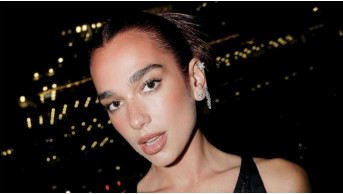 Dua Lipa slayed at the Jacquemus show in a sky blue dress