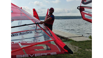 Andriy Husenko wins bronze at the Cup of Ukraine in sailing in the IQfoil class