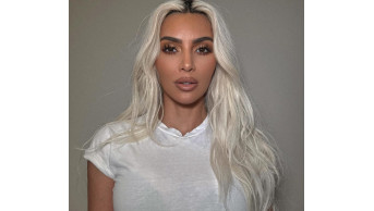 Kim Kardashian surprised fans with an acrobatic stunt at her sister's birthday party