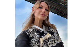 Lesya Nikityuk caused a stir in Seoul: traditional dress and new photos on social networks