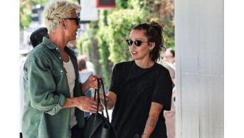 Miley Cyrus Makes a Statement in All-Black Ensemble on Beverly Hills Stroll