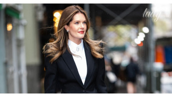 Megan Fahey Shines in New York: A Chic Ensemble That Turned Heads