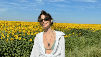 Nadia Dorofeeva visited her native village: nostalgia and warm childhood memories