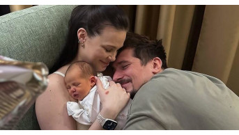 Positiff Reveals Joyous Arrival of His Daughter with Dancer Yuliia Sakhnevych