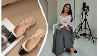 Ramina Eskhakzai Unveils Chic Spring Look with Timeless Chanel-Inspired Footwear