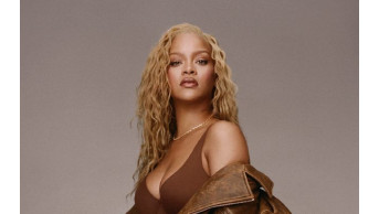 Rihanna Stuns at Fenty Beauty Avenue with a Golden Secret