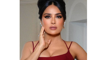 Salma Hayek and Miley Cyrus surprised guests at the party