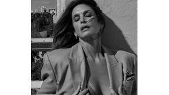 Cindy Crawford Stuns in All-Black for ELBAZIN Cover Shoot