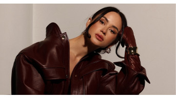 Tanya Parfilyeva Dazzles in Burgundy: A Year of Transformation