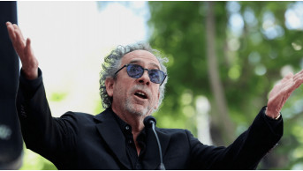 Tim Burton gets a star on the Hollywood Walk of Fame ahead of the release of 'Beatlejuice 2'