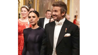 Victoria Beckham surprised everyone at a banquet in Buckingham Palace