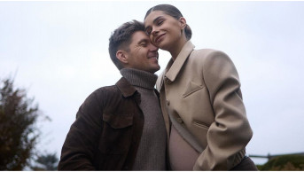 Volodymyr and Kateryna Ostapchuk: waiting for a miracle in a bright photo shoot