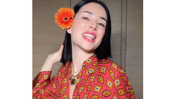Zlata Ognevich Dazzles with Blossom-Inspired Spring Outfit