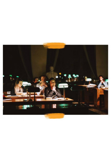 Poster  Спектакль-променад в ночной библиотеке ''Диалоги'', Kyiv - 2019-03-12 21:00:00