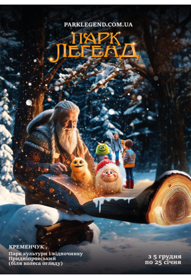 Афіша Парк Легенд, Кременчук