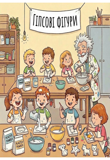 Афіша ГІПСОВІ ФІГУРКИ - майстер-клас для дітей - Створи власний витвір!, Львів - 2025-12-13 14:00:00