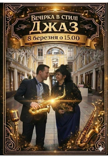 Poster  Jazz party, Odesa - 2026-03-08 15:00:00